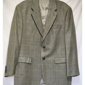 Lauren Ralph Lauren Plaid Gray Suit Jacket